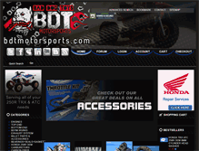 Tablet Screenshot of bdtmotorsports.com